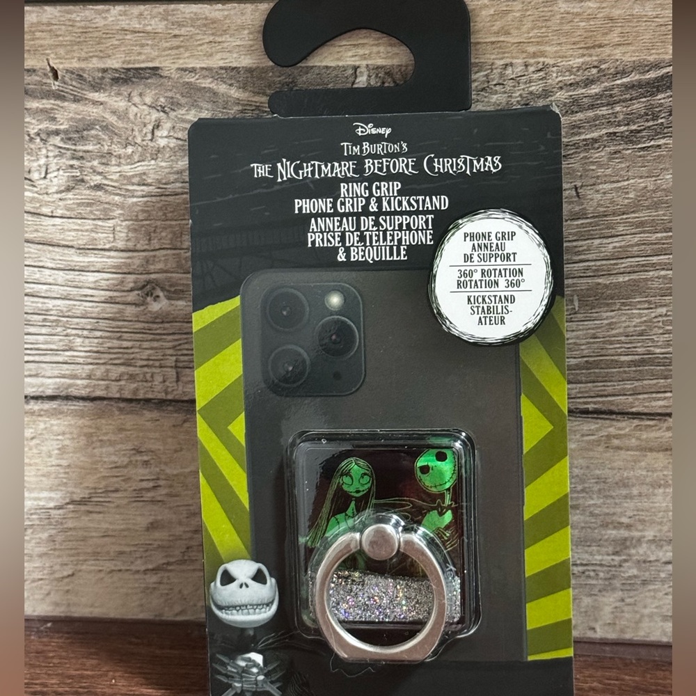 DISNEY -  Tim Burton’s The Night Cell Phone Ring Grip & Kickstand New In…